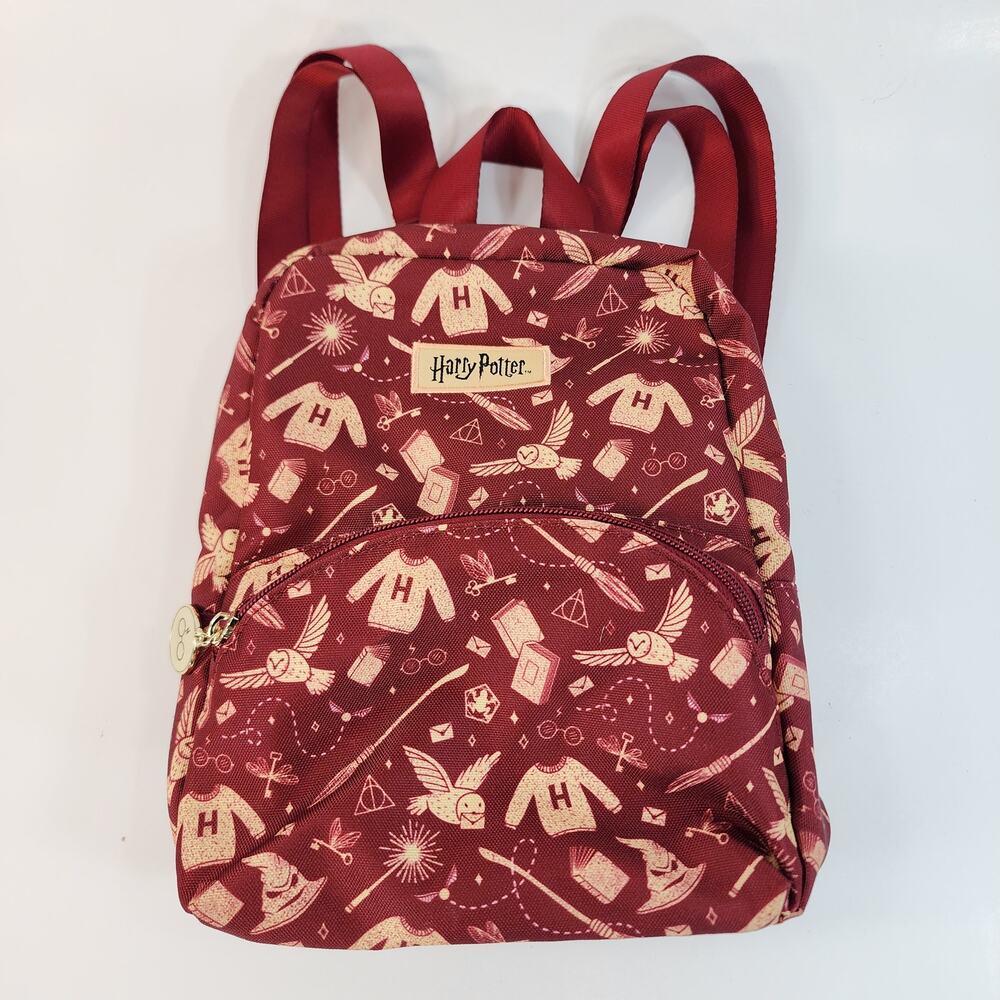 JuJuBe Harry Potter Mini Backpack Maroon Hogwarts Gryffindor Collab